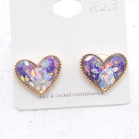 Heart Confetti Earrings