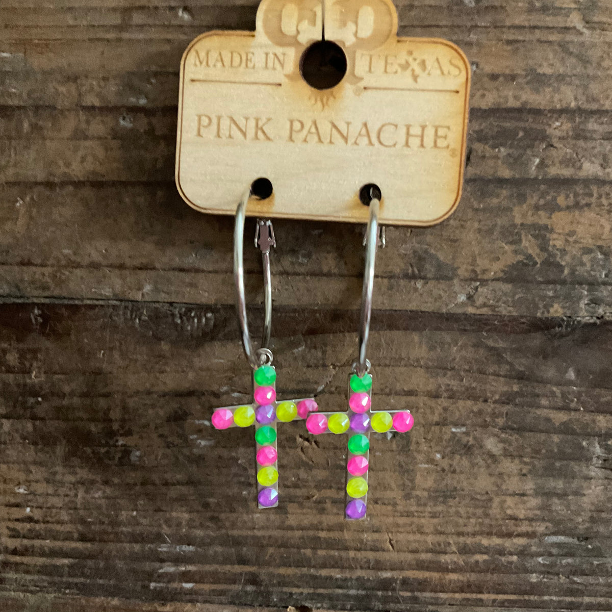 E655NMLTM Neon Multi Cross Beyond Blessed Boutique