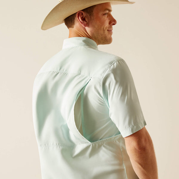 MEN'S Style No. 10051319 VentTEK Outbound Classic Fit Shirt- Bleached Aqua