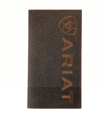 Ariat Bullhide Brown Embroidered Rodeo Wallet A3554302