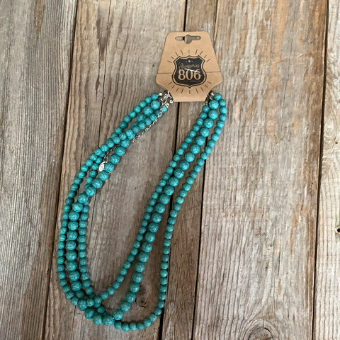 806-N11T 3-Strand Color Necklace