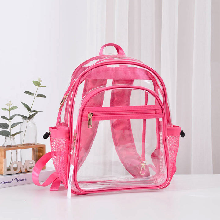 Clear Front Pocket Backpack