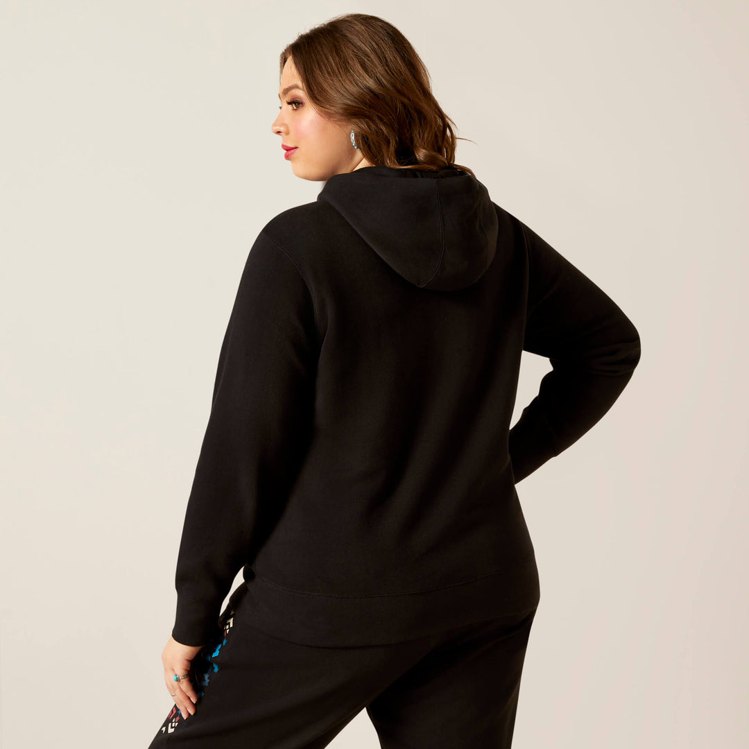WOMEN'S Style No. 10046448 REAL Geo Hoodie- Black