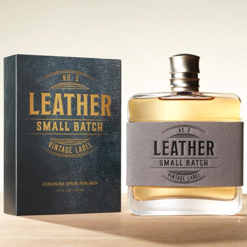Leather Small Batch  Vintage Label