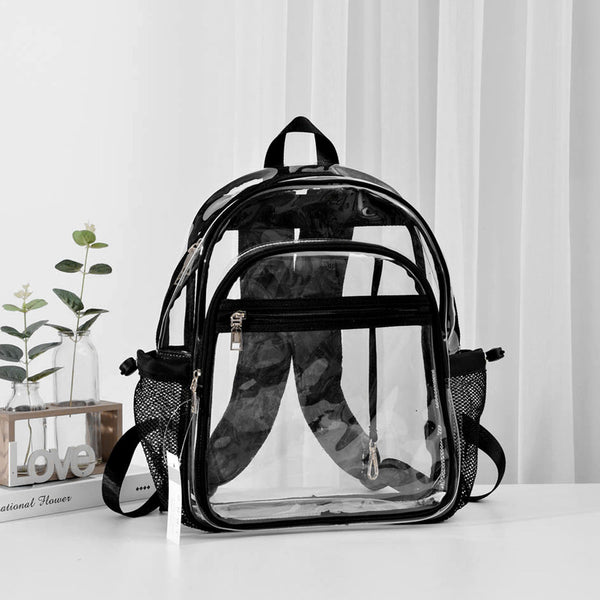 Clear Front Pocket Backpack