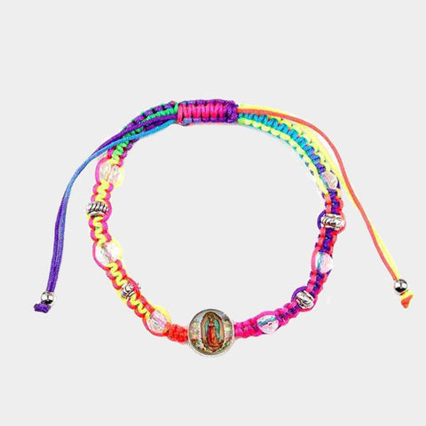 Virgen Accented Adjustable Bracelets - Color Will Vary