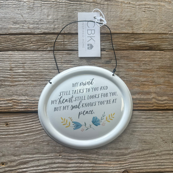 Flower Tin Hanging Ornament