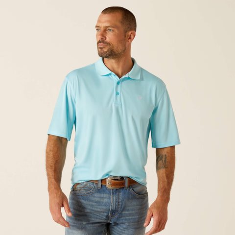 MEN'S Style No. 10051345 TEK Polo-CENOTE AQUA