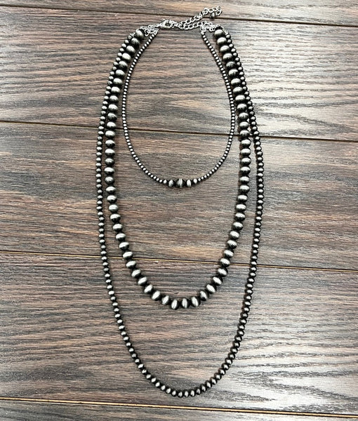 3 Strand Navajo Pearl Necklace
