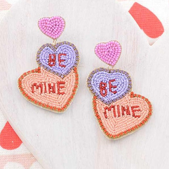 Be Mine Heart Earrings