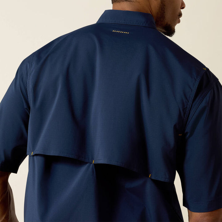 Rebar Made Tough VentTEK DuraStretch Work Shirt-Navy-10025388