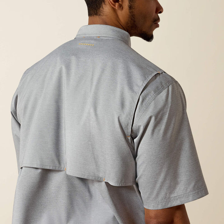 Rebar Made Tough VentTEK DuraStretch Work Shirt-10031024-CHARCOAL HEATHER