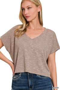 Kelly V Neck Crop Top