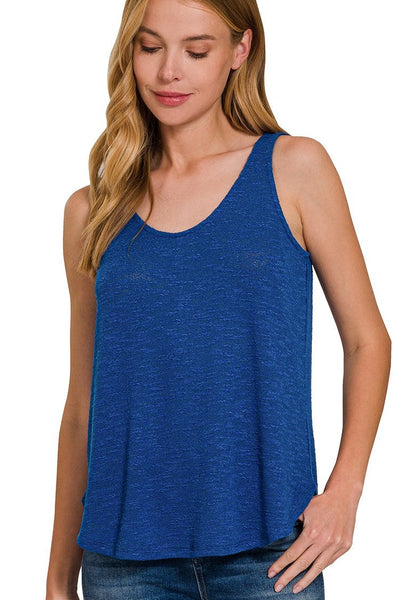 DOUBLE SCOOP NECK TANK TOP