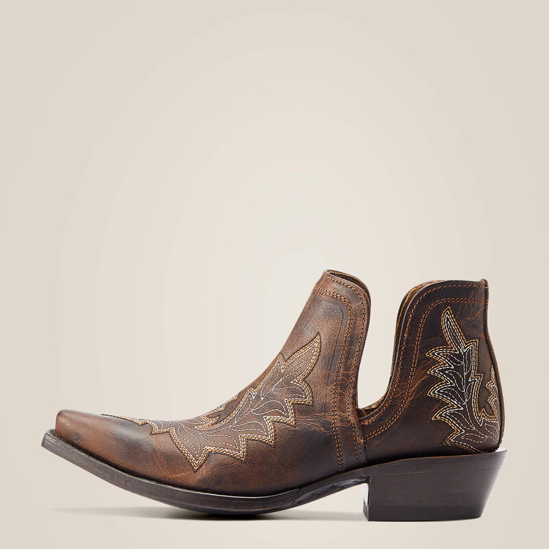 Ariat Dixon Low Heel Western Boot-RHINO TAN-10044502