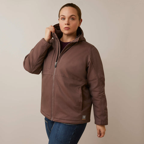 WOMEN'S Style No. 10046559 Rebar DuraCanvas Insulated Jacket-PEPPERCORN