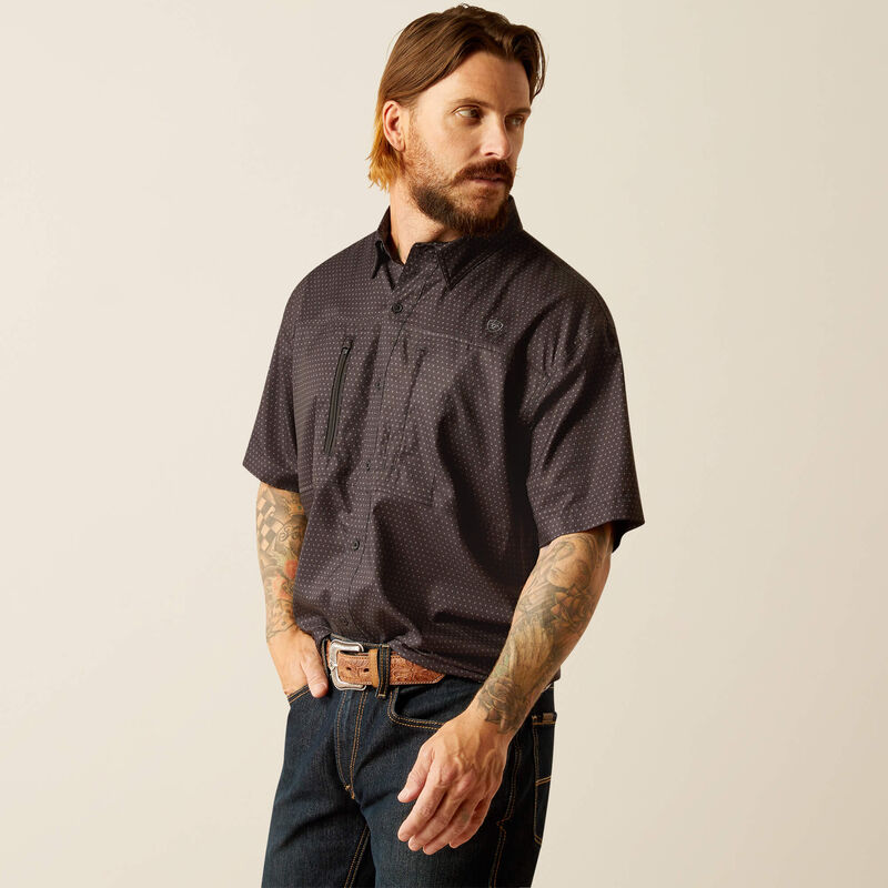 VentTEK Classic Fit Shirt 10055242-BLACK PRINT