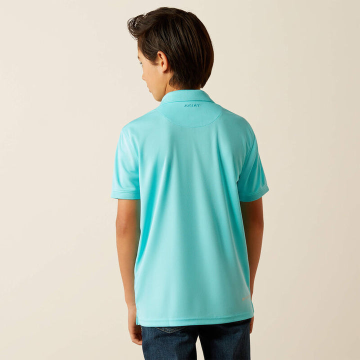 Boys TEK Polo-10055279-Blue Radiance