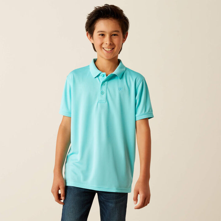 Boys TEK Polo-10055279-Blue Radiance