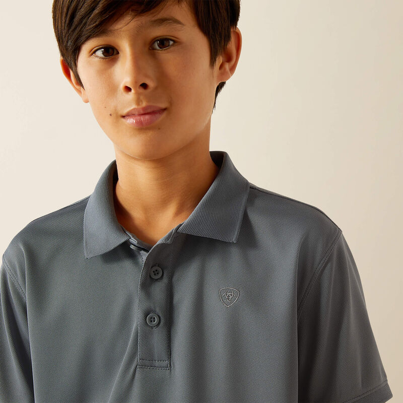 Boy's ARIAT TEK POLO CHERRY TOMATO - 10055282