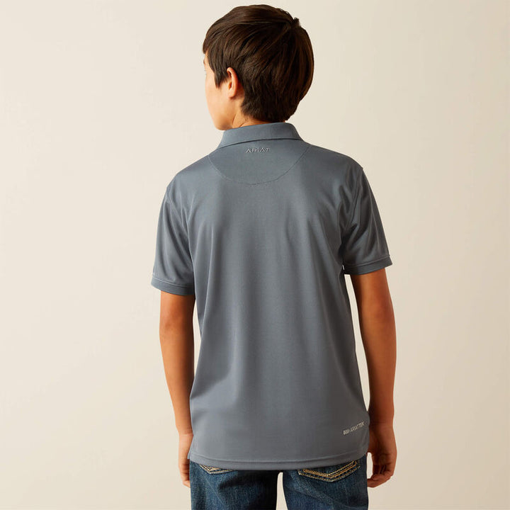 Boy's ARIAT TEK POLO CHERRY TOMATO - 10055282