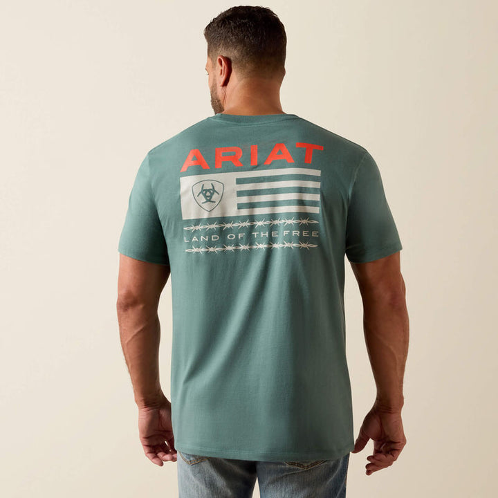 Ariat Hidden Valley Flag Classic Fit T-Shirt-10061355