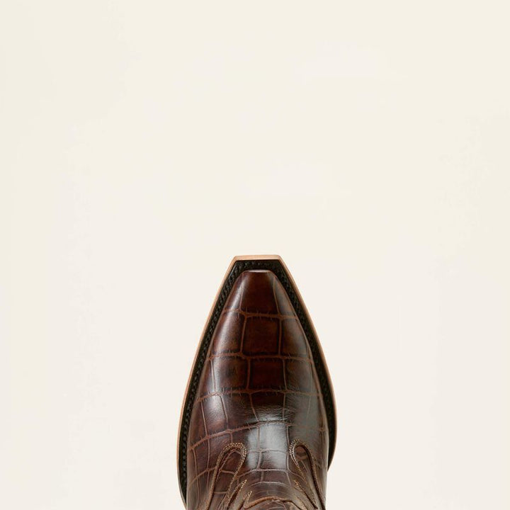 WOMEN'S Style No. 10061831 Casanova X Toe Western Boot-LUXE ESPRESSO CROC PRINT