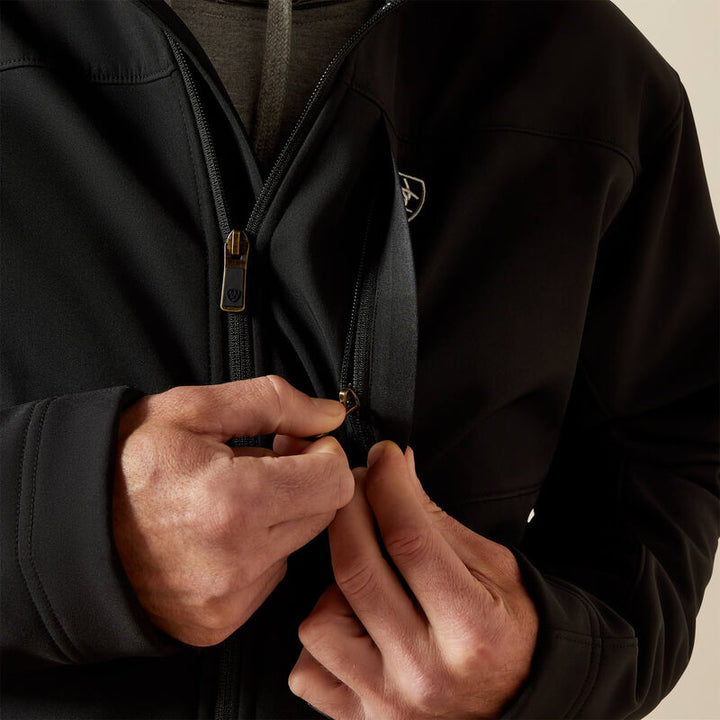Ariat Mens Vernon Softshell Jacket- Black-10062596