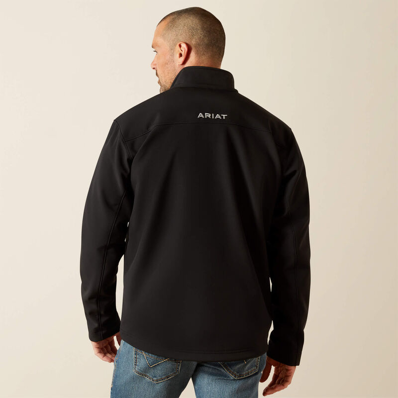 Ariat Mens Vernon Softshell Jacket- Black-10062596