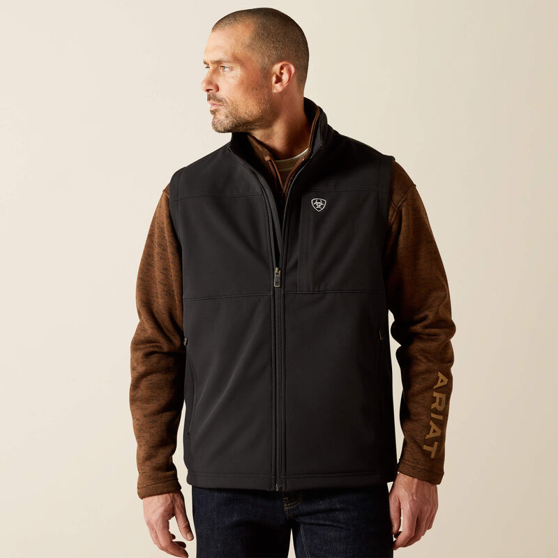 Ariat Mens Vernon Softshell Vest 10062600-Black
