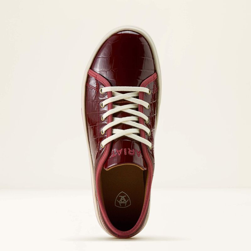 Ariat Women's Casuals - Skylar Shoe - Luxe Dubonnet Croc Print-10063888