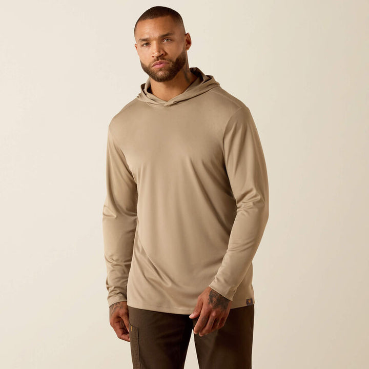 Rebar Work Wear Sunblocker Fit Long Sleeve Shirt- 10071107- Greige