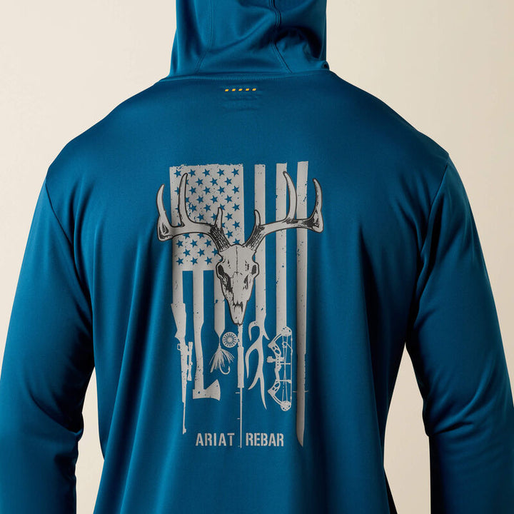 Rebar Work Wear Sunblocker Fit Long Sleeve Shirt- 10071108-Legion Blue