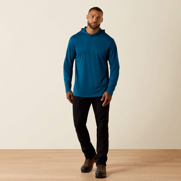 Rebar Work Wear Sunblocker Fit Long Sleeve Shirt- 10071108-Legion Blue