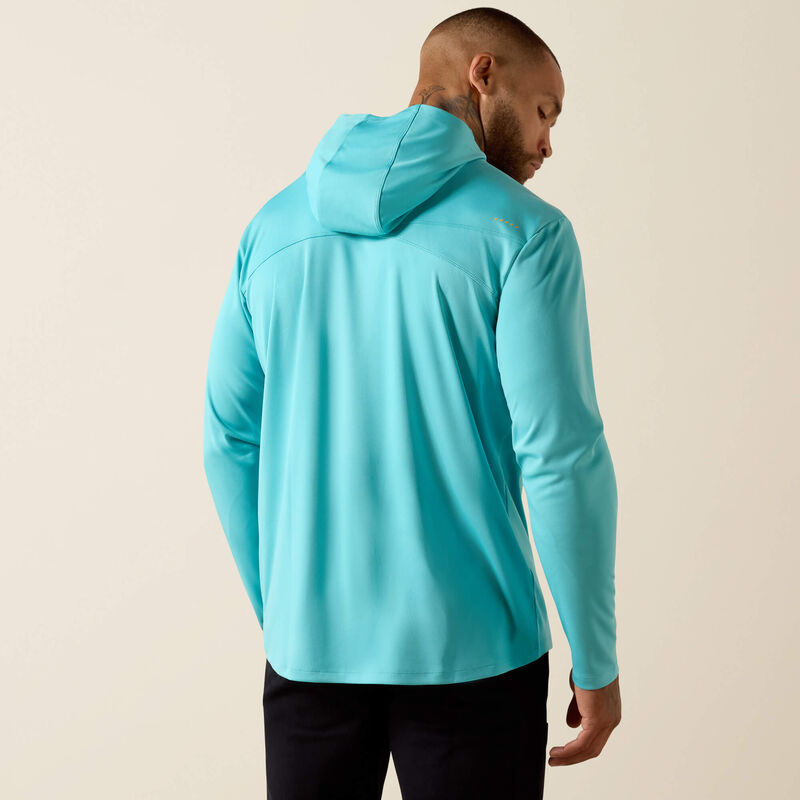 Rebar Work Wear Rebar Sunblocker Hooded Shirt-10071441-Aquarelle