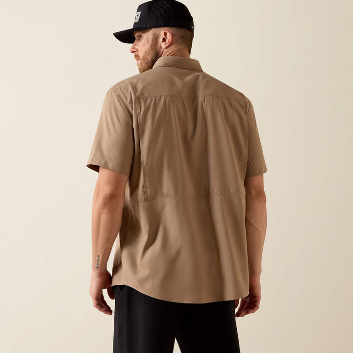 Ariat VentTEK Outbound Classic Fit Shirt-TAUPE GREY-10071552
