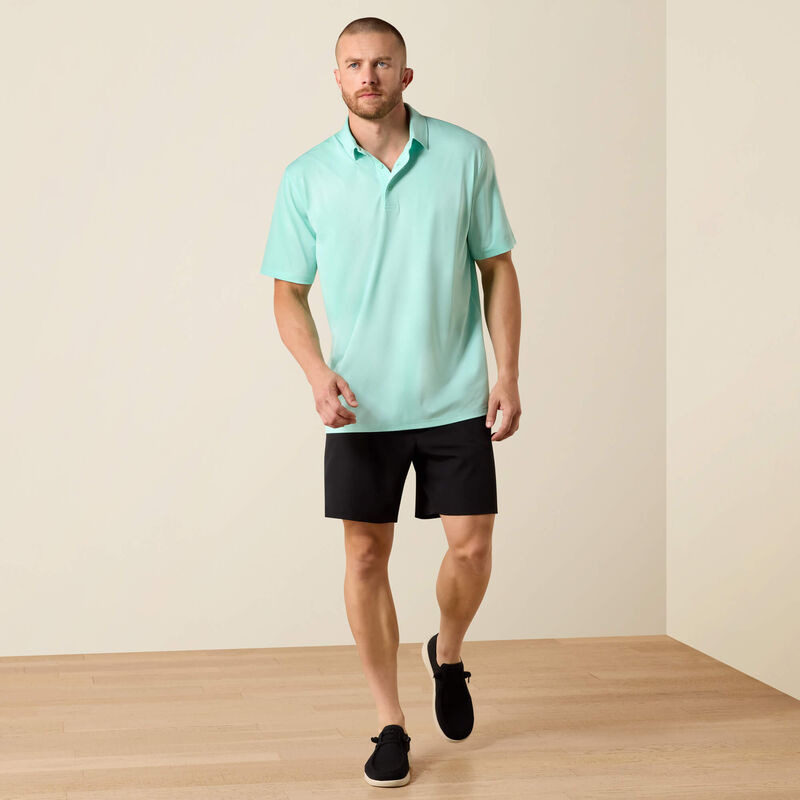 Ariat 360 Airflow Classic Fit Polo-10071650-BEACH GLASS