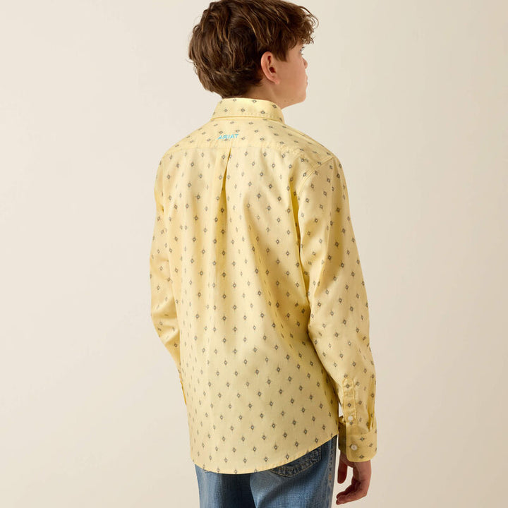 Ariat Boys Pacey Shirt-10071678-SUNLIGHT MEDALLION