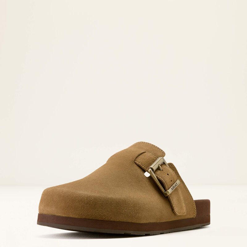 ARIAT Men's Country Mule 10074212-Tan Suede