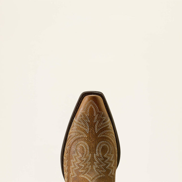 Round Up Collins D Toe Western Boot-10080383-BROWN BOMBER