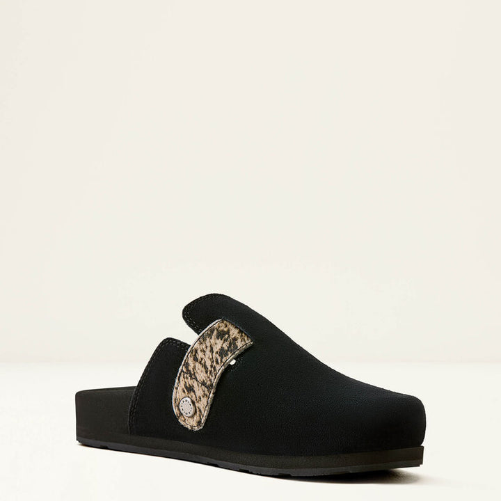 ARIAT Country Mule  - BLACK SUEDE|BRINDLE HAIR ON-10080471