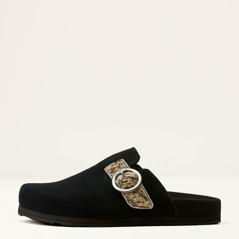 ARIAT Country Mule  - BLACK SUEDE|BRINDLE HAIR ON-10080471