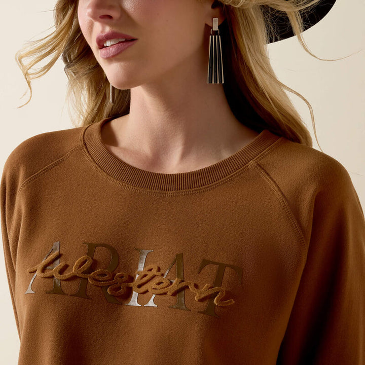 Women's Essential Crew Sweatshirt-10080716