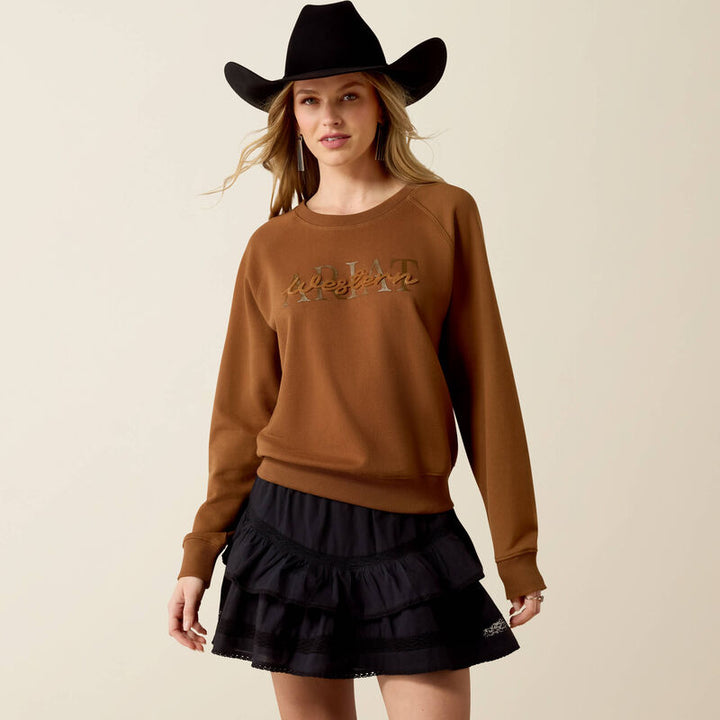 Women's Essential Crew Sweatshirt-10080716