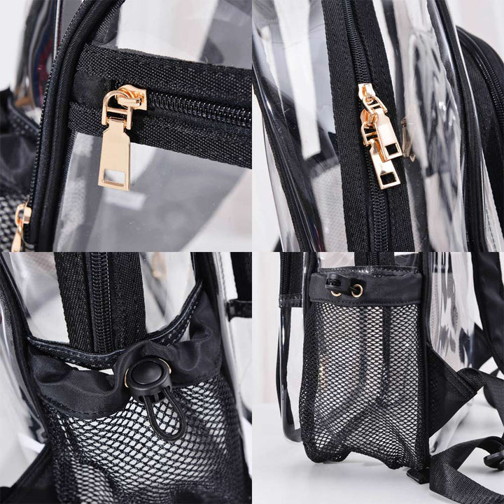Clear Front Pocket Backpack