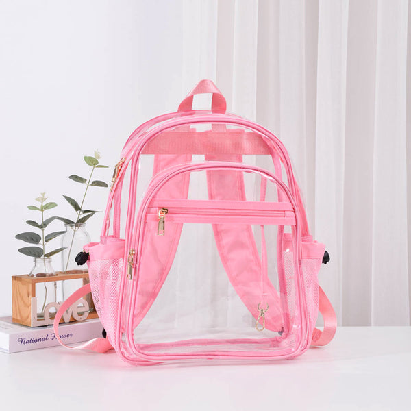 Clear Front Pocket Backpack