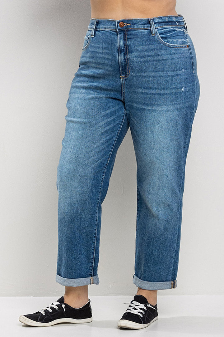 HIGH RISE PLUS TOMBOY SKINNY JEANS