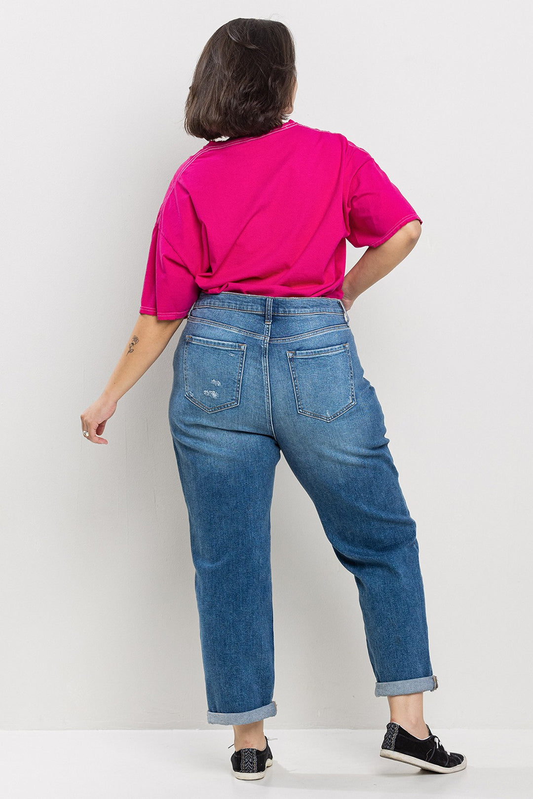 HIGH RISE PLUS TOMBOY SKINNY JEANS