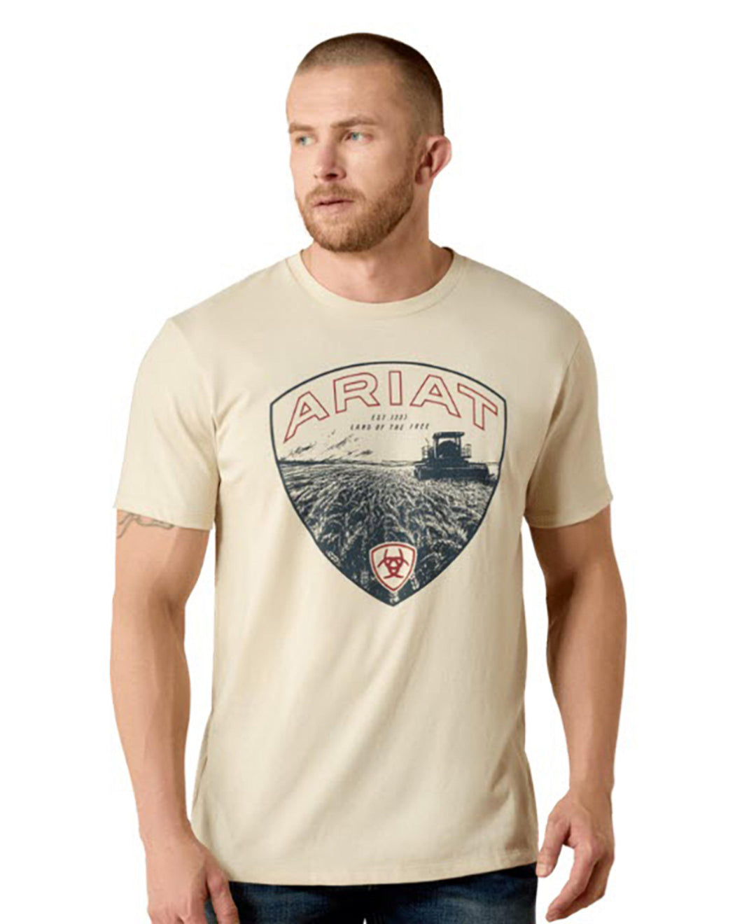 Ariat Land Of The Free Farm Men's T-Shirt 10071190