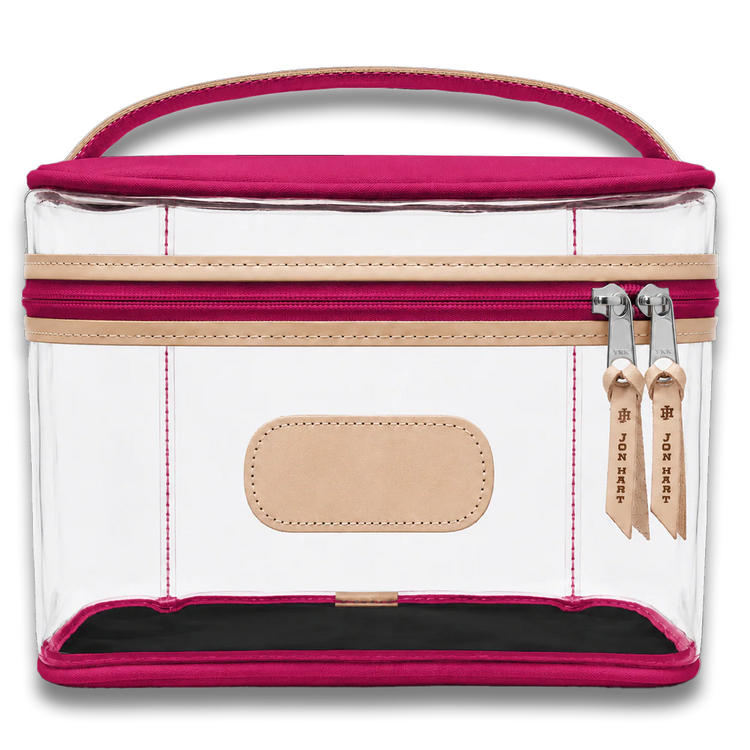 Clear Makeup Case- Jon Hart